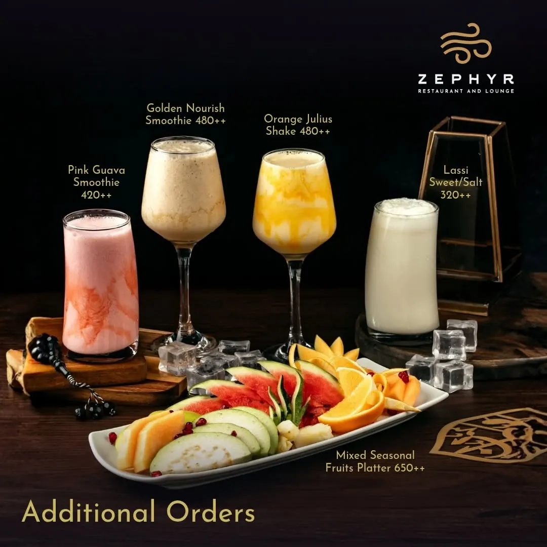 Zephyr Restaurant & Lounge — food