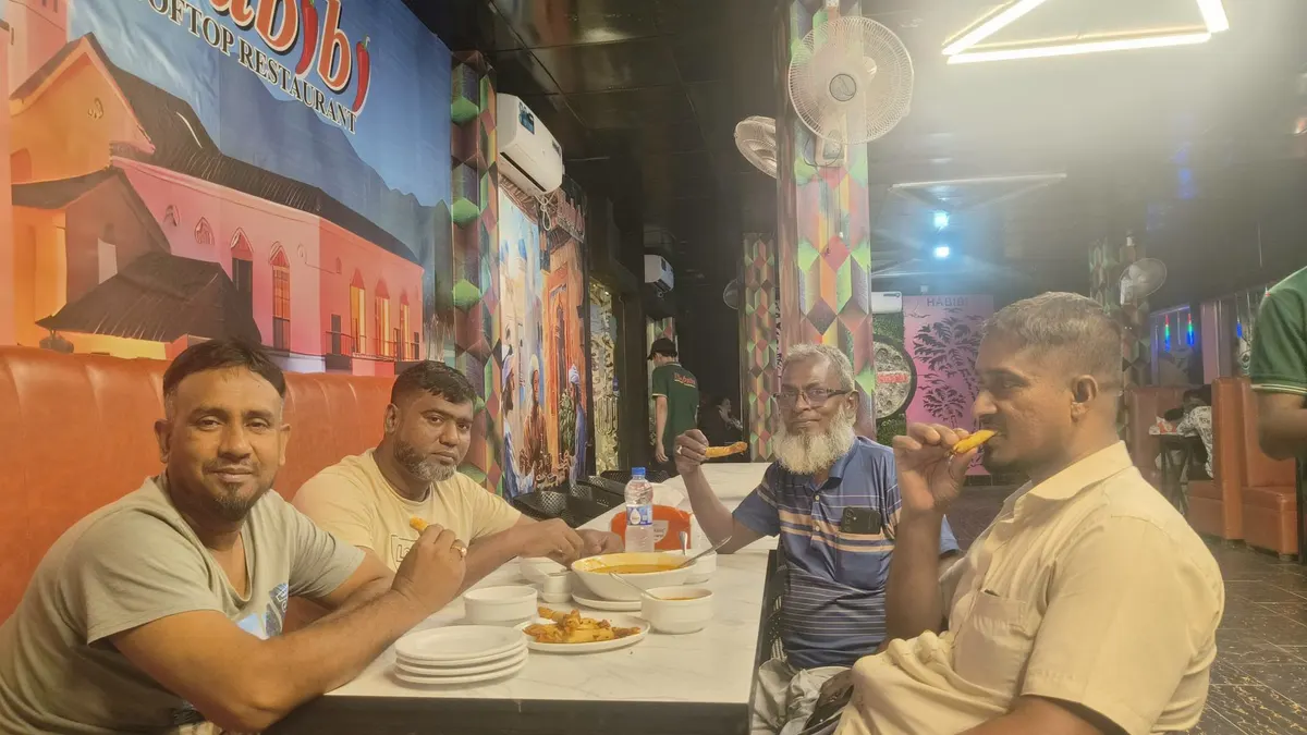 Habibi Rooftop Restaurant — interior